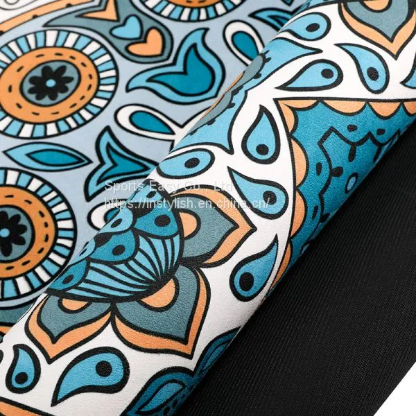 Wholesale Digital Printed Round Meditation Custom Yoga Mat photo-4