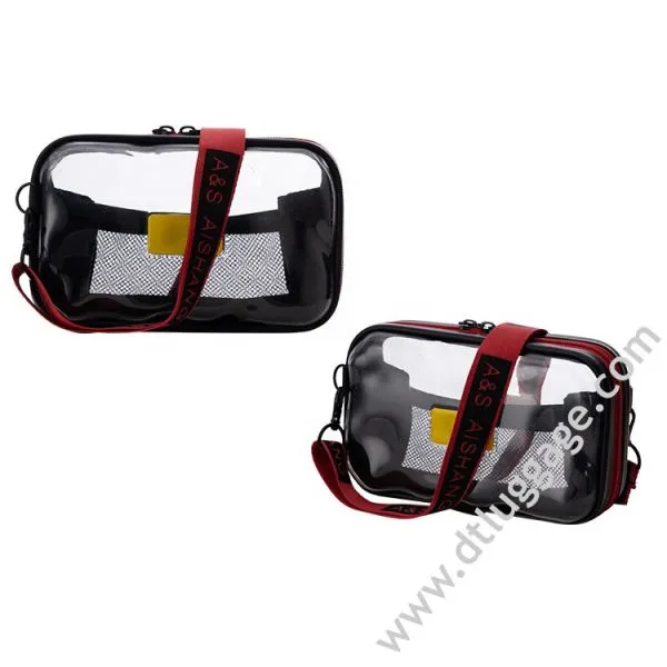 Transparent Multifunction Mini Storage Bag ABS Hard Shell Cosmetic Case photo-5