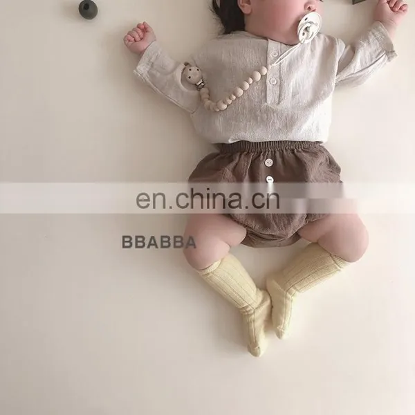 Toddler Muslin Cotton Shorts Baby Linen Shorts Newborn Baby Clothing on Sale photo-4