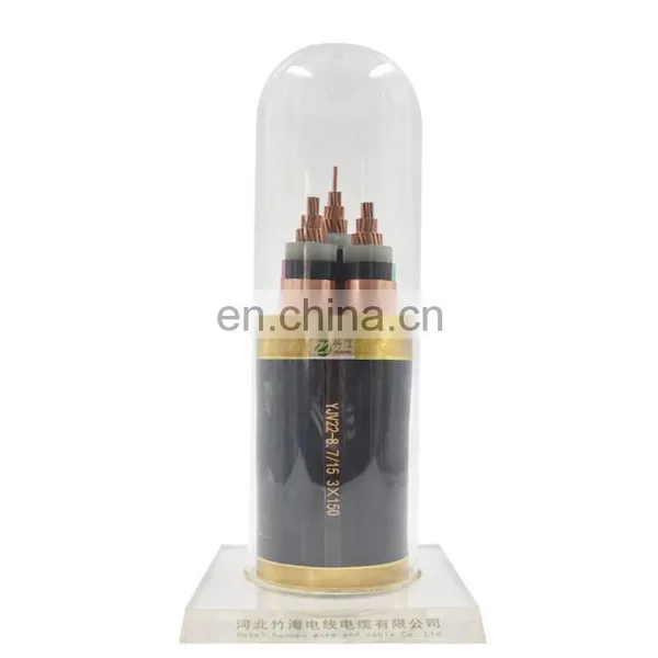 High Voltage PVC Insulate 300mm2 185mm2 Xlpe Cable 3 Core Copper Medium Voltage Cable photo-6