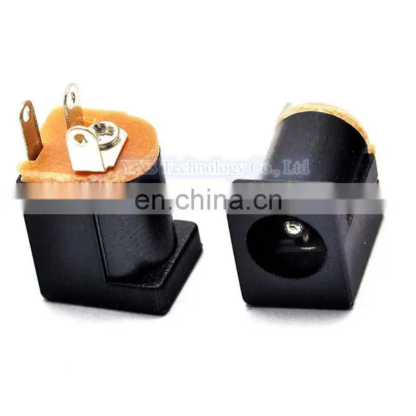 DC Power Socket DC-012 Socket 5.5-2.1MM 180 Degree Feet photo-2
