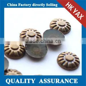0526C Heat Transfer Copper Studs, Iron on Copper Studs, Hotfix Copper Studs Wholesale photo-2