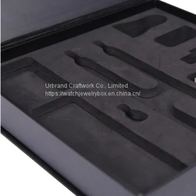 Custom Flip Design Paper Perfume Packaging Box Magnet Closer Gift Box With EVA Insert and PVC Pouch photo-5