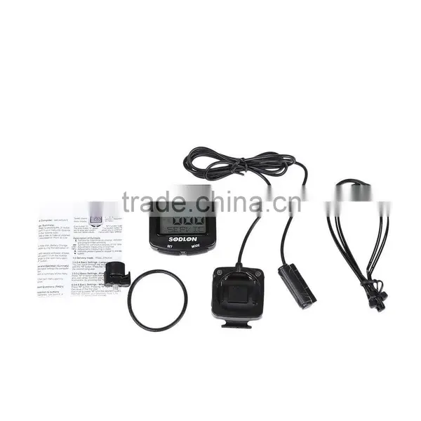 Waterproof Cycling Bike Bicycle LCD Cycle Computer Odometer Speedometer photo-5