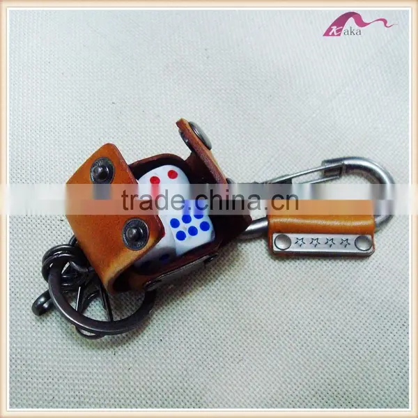 Personalized Men Leather Keychains For Multiple Keys Promotional photo-2