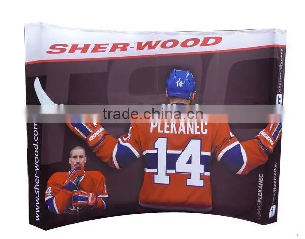 Dye Sublimation Hook and Loop Pop up Stand for Exihinition photo-4