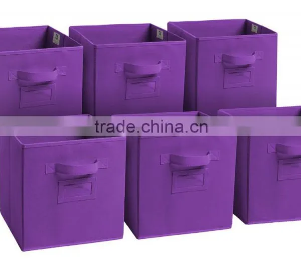 High Quality Fabric Storage Boxes ,storage Bins 6 Pack