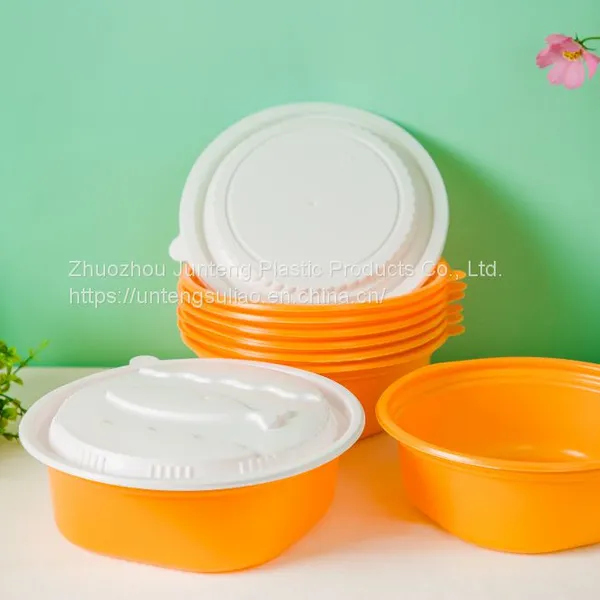 Round Bowl Disposable Togo Soup Packaging Container 1000ml 1300ml Bowl