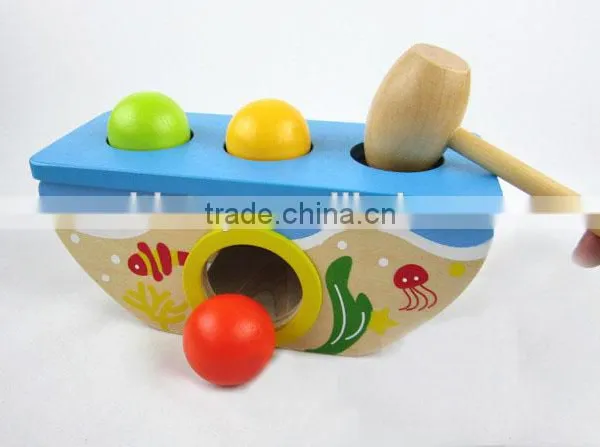 2015 Top Seach Colorful Knocking Toy Children Knocking Intelligence Toy Wooden Toys For Children photo-2