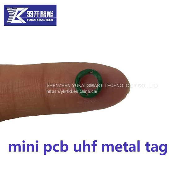 Smart Tag UHF RFID 900МГц epc gen2 Малое кольцо смарт RFID-тег Отслеживание инструмента UHF антиметаллический RFID-ярлык для газового баллона