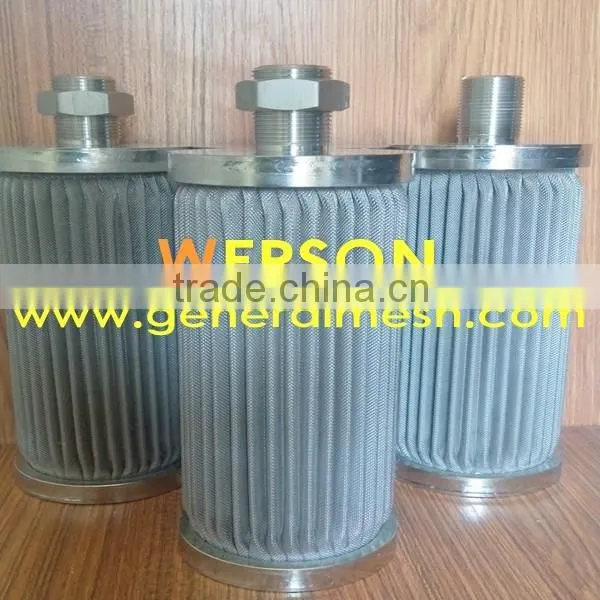 Indufil Stainless Steel Filter Element ,pleated Filter Cartridge in 316 S.s Mesh photo-4