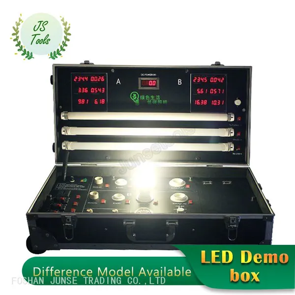 LED Exhibition Suitcase LED Light Test Demo Box LED Light LED Light Test Box Can Test All Electrical Appliances, Lamps and Lanterns Demo Case Light Parameter Test Instrument Outdoor Home Lighting photo-2
