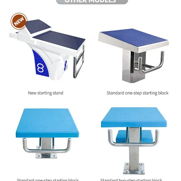 Stainless Steel Starting Block Training Jumping Platform Swim Competition Boards for Pool photo-5