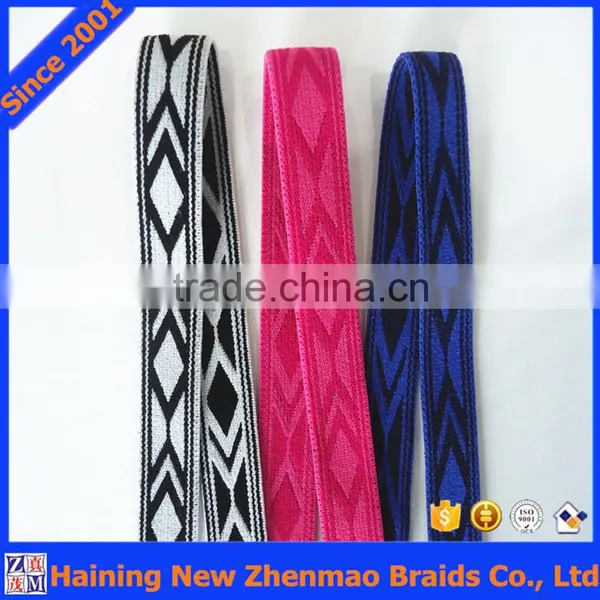China Manufacturer Custom Width Nylon Jacquard Elastic Strapping Supplier's Choice photo-2
