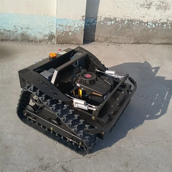 Wireless Crawler Grass Trimmer Made by Vigorun Tech, Vigorun Remote Controlled Rubber Track Lawn Mower Trimmer for Sale photo-5