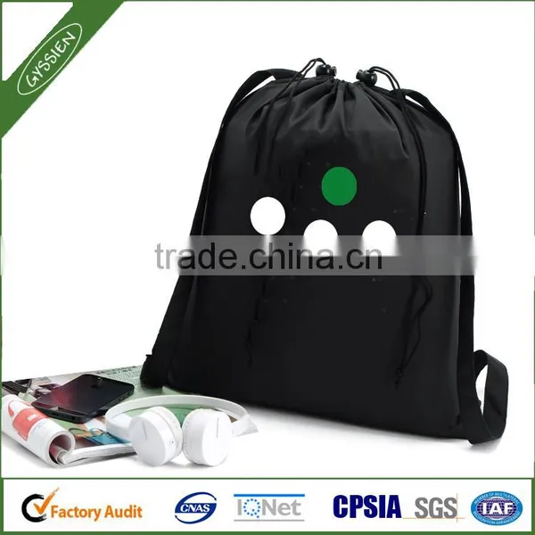 Custom Cheap Promotional Canvas Drawstring Bag/Wholesale Cotton Drawstring Bag/Waterproof Custom Polyester Nylon Drawstring Bag photo-2