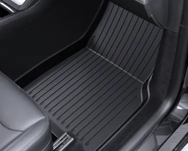 2025 Model Y Juniper Custom Molded Floor Liners Set - DZ25022100 OEM-Grade TPE Car Mats with Anti-Slip Base Design