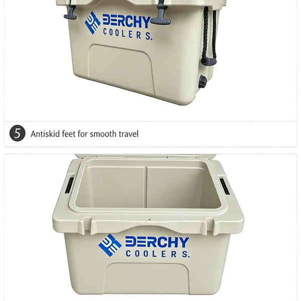 35L Hard Cooler Insulated Ice Chest Box Holds Ice for More Days Portable Cooler With Handle photo-5