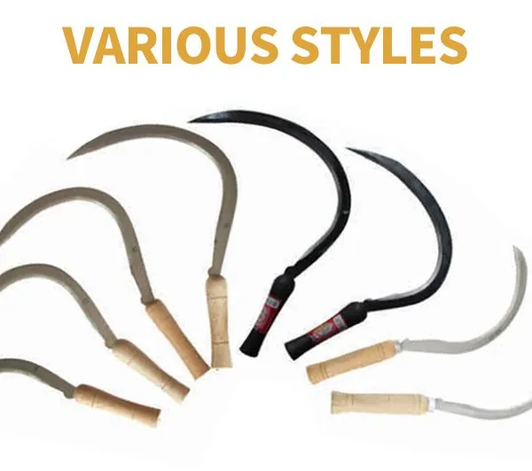 Sharp Hand Sickle Weeding Sickle Weed Cutting Sickle for Cutting Grass Crops and Garden Weeds in Farm Work photo-2