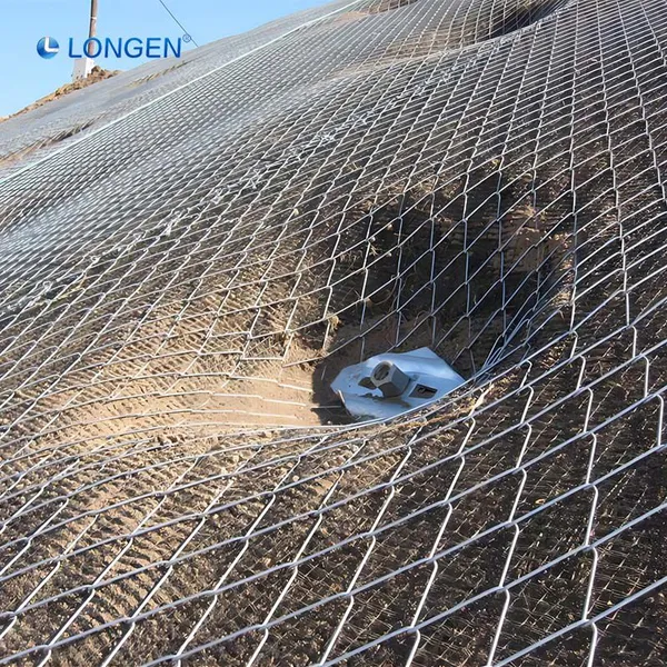 Rockfall Netting GTC-65 SNS Flexible Slope Reinforcing Mesh G65/3 Intercept Rockfall Protection Wire High Tensile Strength Mesh photo-4