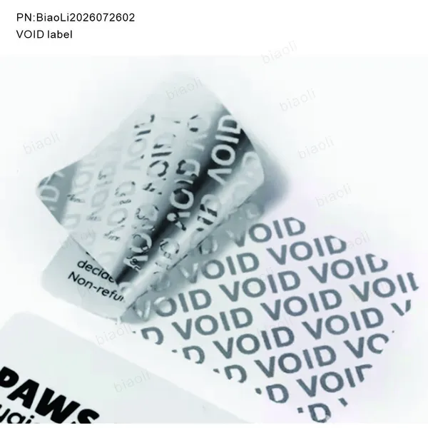 Anti-counterfeiting Self Adhesive Label