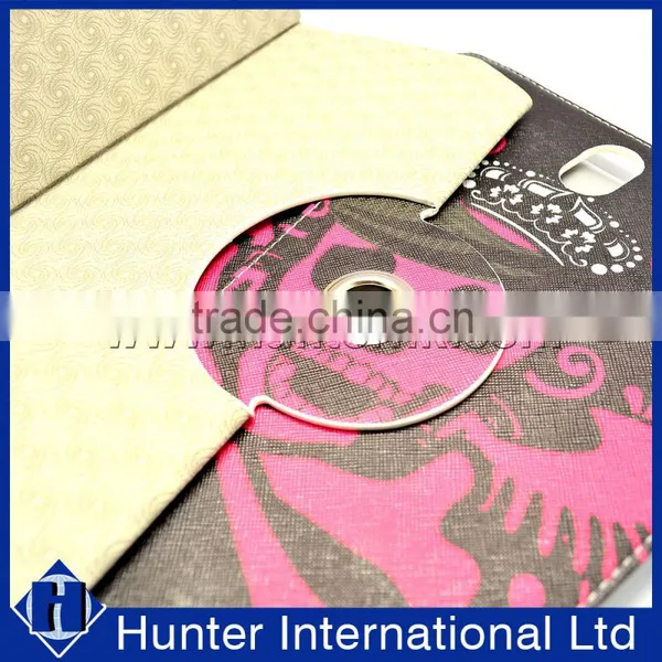 Printed Skull Rotating Tablet Case For Kindle Fire photo-6