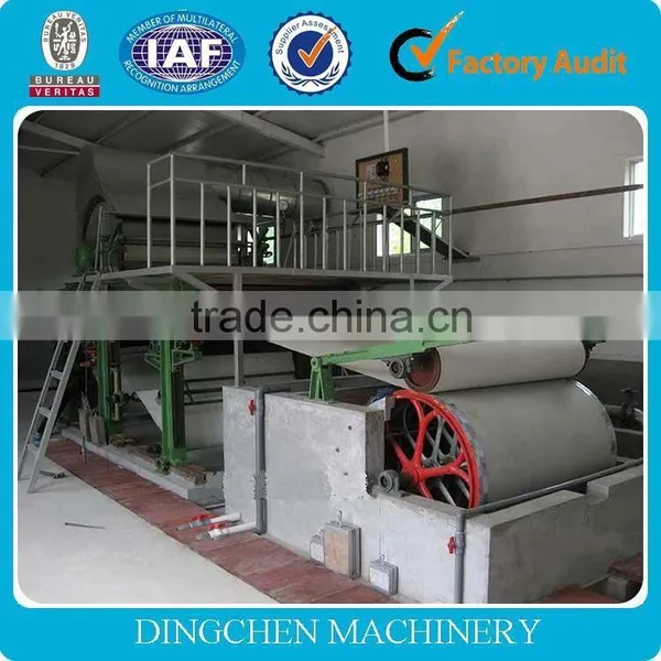 2400mm Waste Paper Recycling Machinery for Making Kraft Paper, Kraft Paper Product Machinery Price