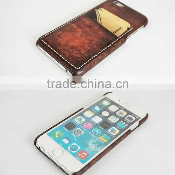 Fading Leather With Card Slots Cell Phone/Mobile Phone Case/Cover for IPhone 6/6s for Lady/Female photo-4