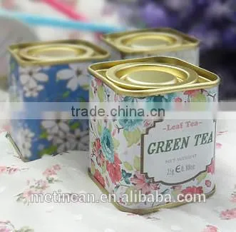 Wholesale Fancy Tea Tin Box, Foodgrade Tin Box