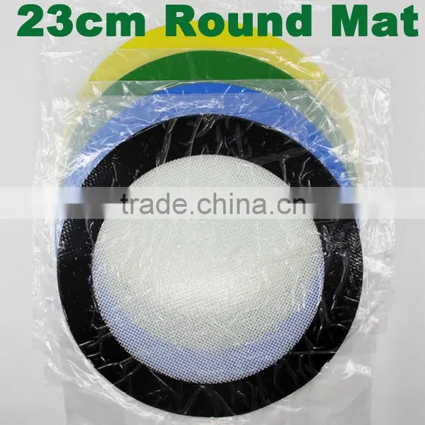 23 Diameter Silicone Bho Oil Mats Fda Slick Dab Jar Pads Silicone Rubber Pad for Dab Wax Concentrate Mats Silicon photo-5