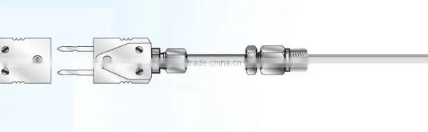 Temperature Sensors-RTD, T/C RTD Insert With Plug And jack Connector