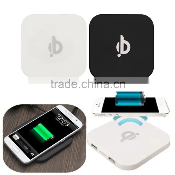 Q8 QI Wireless Charging Pad 2 USB Port Splitter HUB Charger Pad For Phoneest Wholesale photo-5