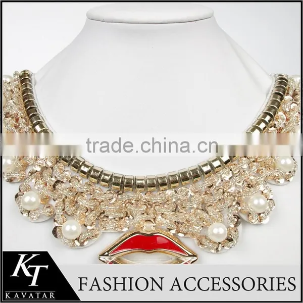 Design Fake Neckline /Pearl Collar/neckline Applique for Woman Suit photo-2