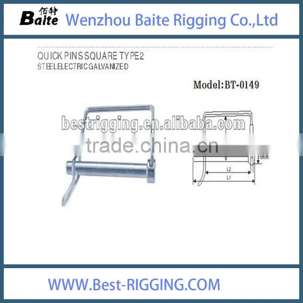 Factory Price Zinc Plated Quick Pins Square Type2 photo-2