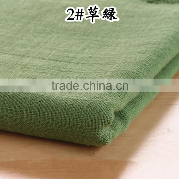 Double Solid Color Washed Cotton Fabric photo-3