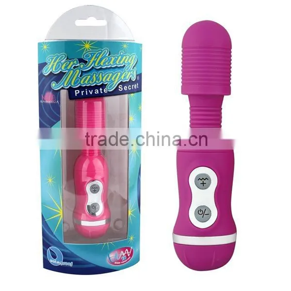 Wonderful AV Wand Massager Silicone Vibrating Sex Toys For Girls photo-3