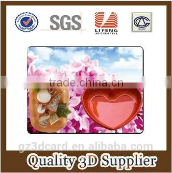 2015 Factory Supply Creative Lenticular PP/PET 3D Table Mat With Four Color Printing photo-5