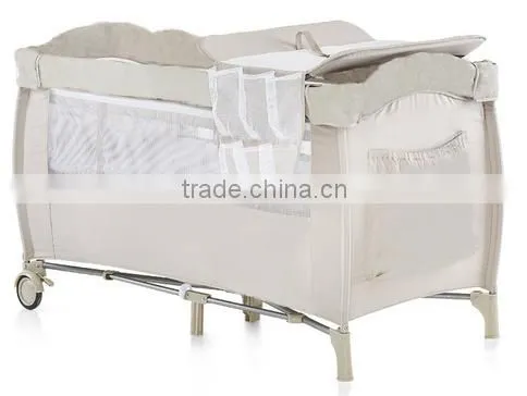 Good Quality Second Layer Baby Playpen Travel Cot Baby Crib European Standard EN716 Playpen photo-4