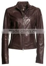Motorbike Leather Jacket / Leather Garments in Pakistan Sialkot / Women Leather Jacket