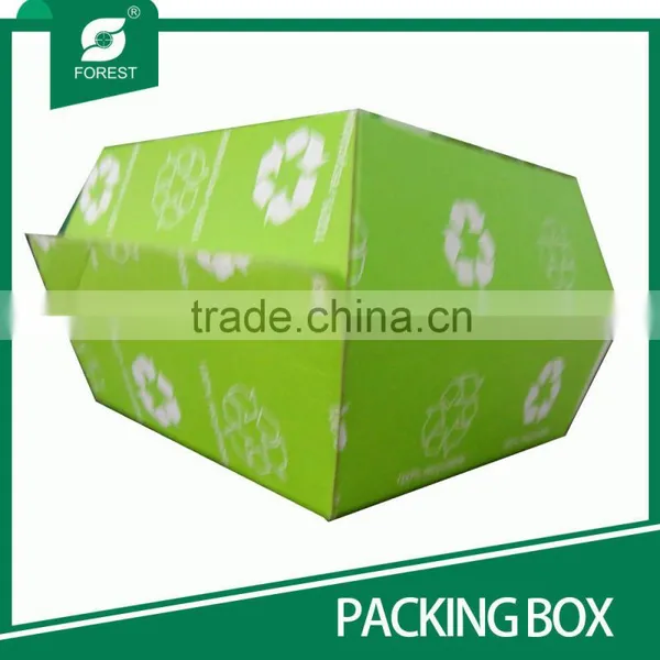 HAMBURG BOX MADE BY 1MM PRINTED CORRUGATED CARDBOARD photo-2