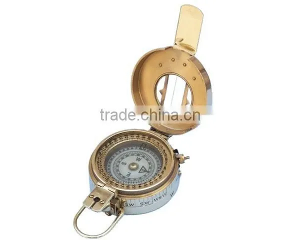 Nautical Solid Brass Engineering Lensatic Compass 13429 photo-2