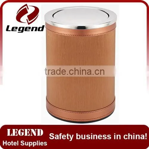 Concave Stainless Steel Dustbin Waste Bin in China photo-2