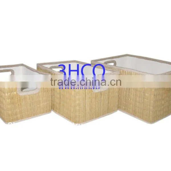 2015 New Product Palm Leaf Basket For Home Decoration And Furniture