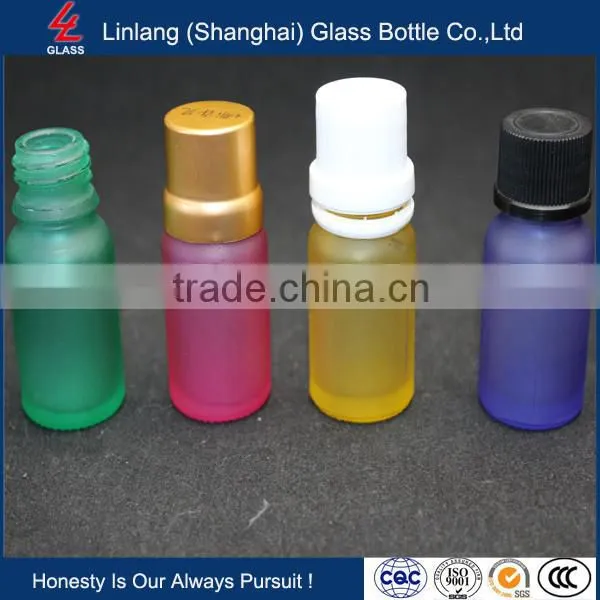 Import Glass Material Essential Oil Jar With Dropper 5ml 10ml 15ml 20ml 25ml 30ml Blue Essential Oil Use Bottle photo-2