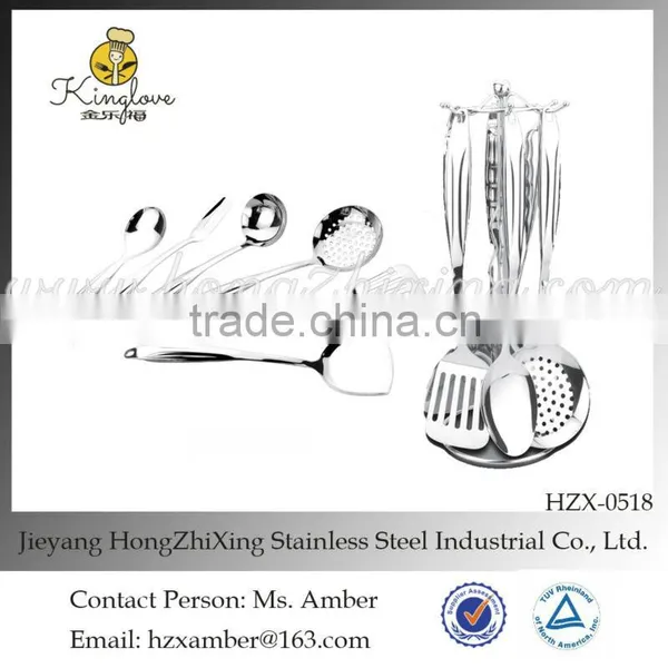 HZX-0518 High Quality Heat Resistant Kitchen Accessory/utensils Set