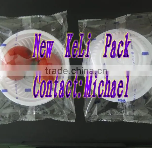 Tomatoes in Tray Flow Packaging Machine photo-4