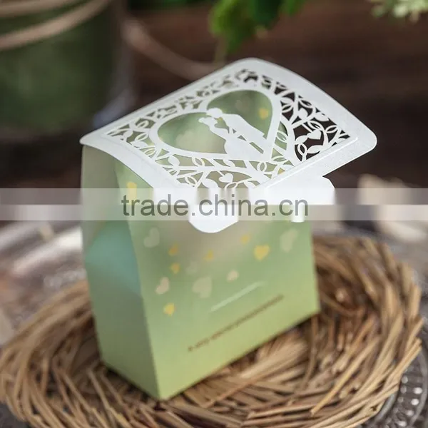 2015 Elegant Laser Cut Wedding Favor Box photo-2