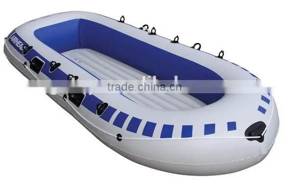 white PVC inflatable drift rowing boat