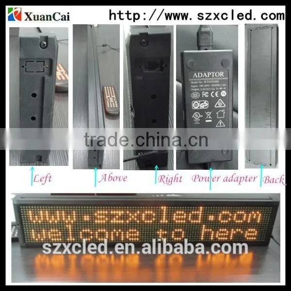 Fashionable,Cool,P7.62,16*96 Led Two-line, Scrolling Sign/billboard/display photo-3