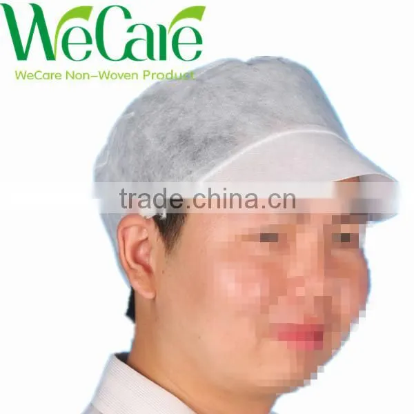 Disposable Non Woven Peaked Work Cap